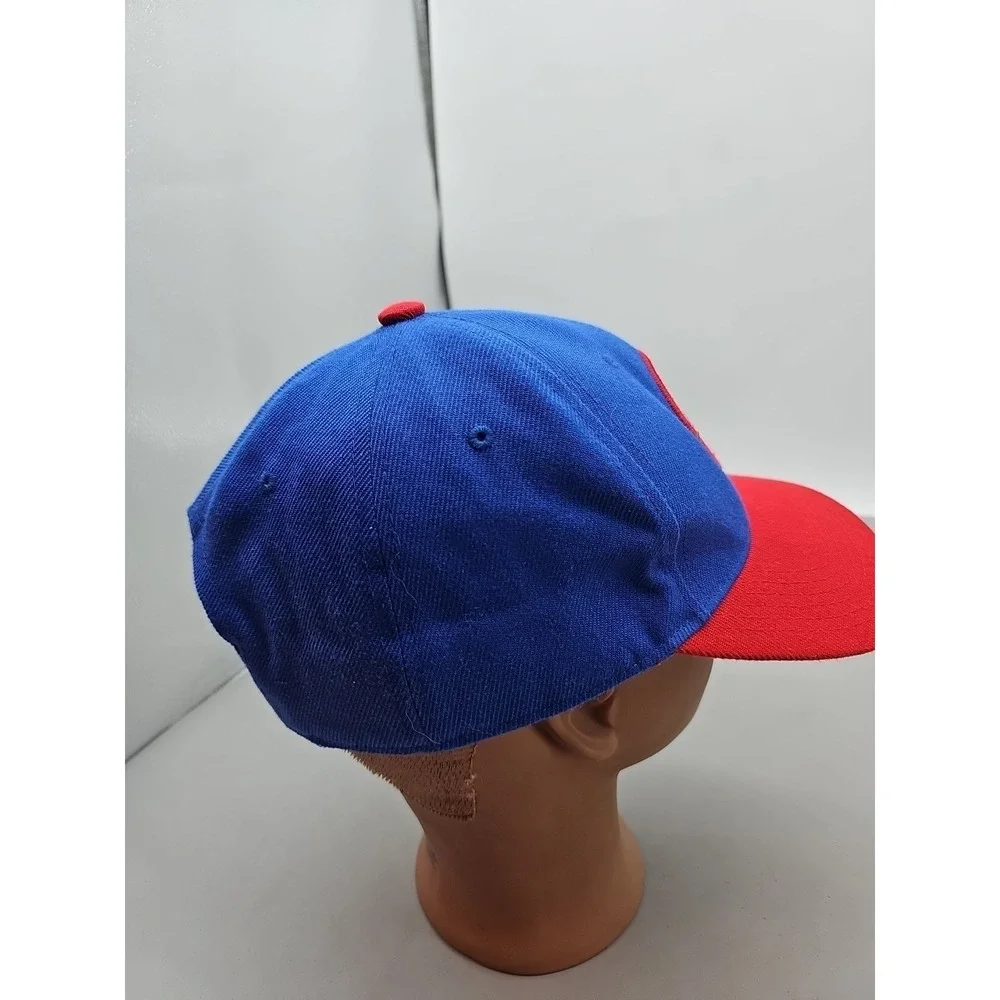 Marvel‎ Captain America Adjustable Snapback Cap Hat Blue/Red/White One Size